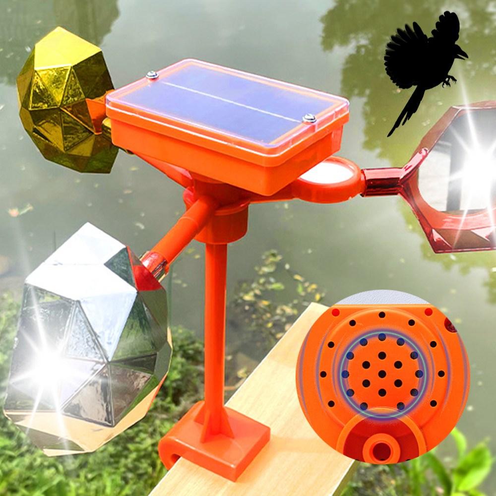 까마귀 까치 비둘기 경보기 퇴치 바람개비 유해 동물 조류 새 새쫒는기계 고라니 멧돼지 가수원 농작물보호 태양광 조류퇴치기 15,490원