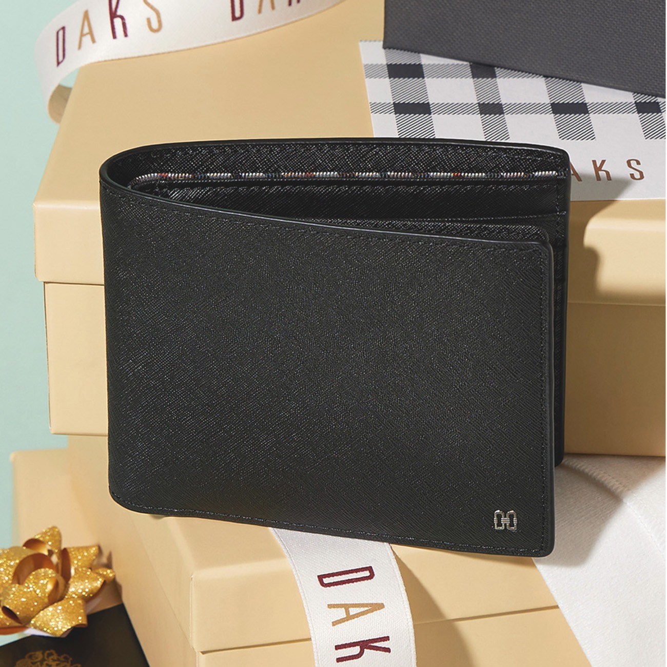 닥스 남녀공용 가죽 미니 DD로고 체크 패턴 포인트 반지갑 + 선풀포장 패키지 133,500원
