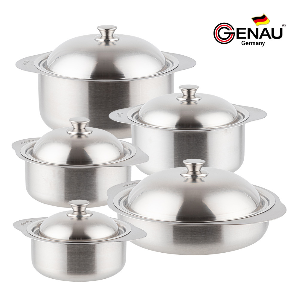 [슈퍼HOT][GENAU] 제너 돔 IH 스텐냄비 5종세트, 단품, 1개, 단일색상 298,400원