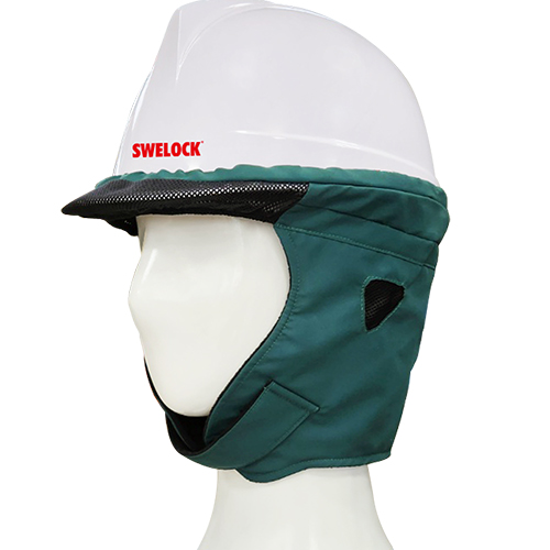 스왈록 안전모용 방한대 Cold stop 콜드스탑 안전모방한 투습 방품 방수 발수 오염방지, 1개, 다크그린, 1개입 6,550원
