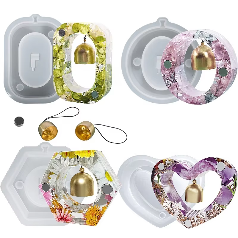 실리콘몰드 레진몰드 도어벨 만들기 몰드 원형 타원형 하트 육각형, L7_타원형 6,900원