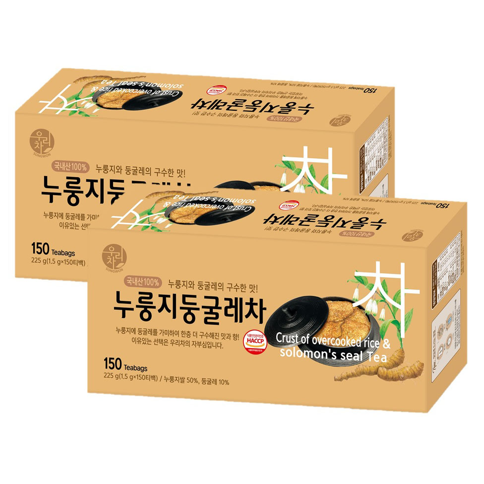 우리차 누룽지둥굴레차, 1.5g, 150개입, 2개 18,790원