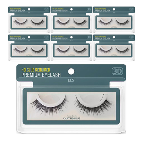 샤뜨니끄 원터치 3초 3D속눈썹 세트, 7개, j3.5-9mm 31,900원
