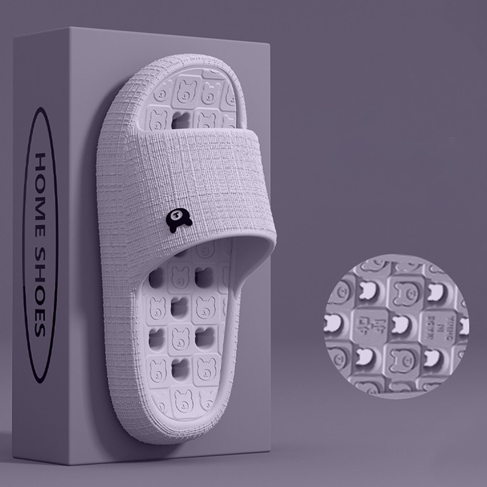 salimm 남녀공용 귀여운 곰돌이 커플 EVA 미끄럼방지 물빠짐 욕실 슬리퍼 9,990원