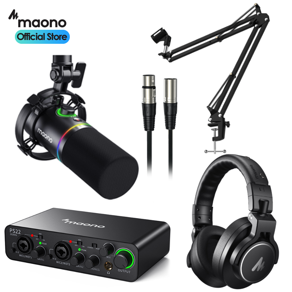 마오노 PS22 + PD200X 2채널 스튜디오 녹음용 홈레코딩 올인원 패키지 365,000원