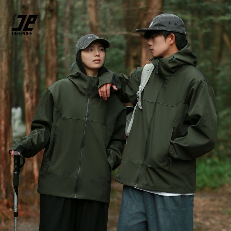 프리미엄 남녀공용 아웃도어 재킷 등산용 방수 방풍 방한복 오버핏 가을 겨울 발열 바람막이 35,800원