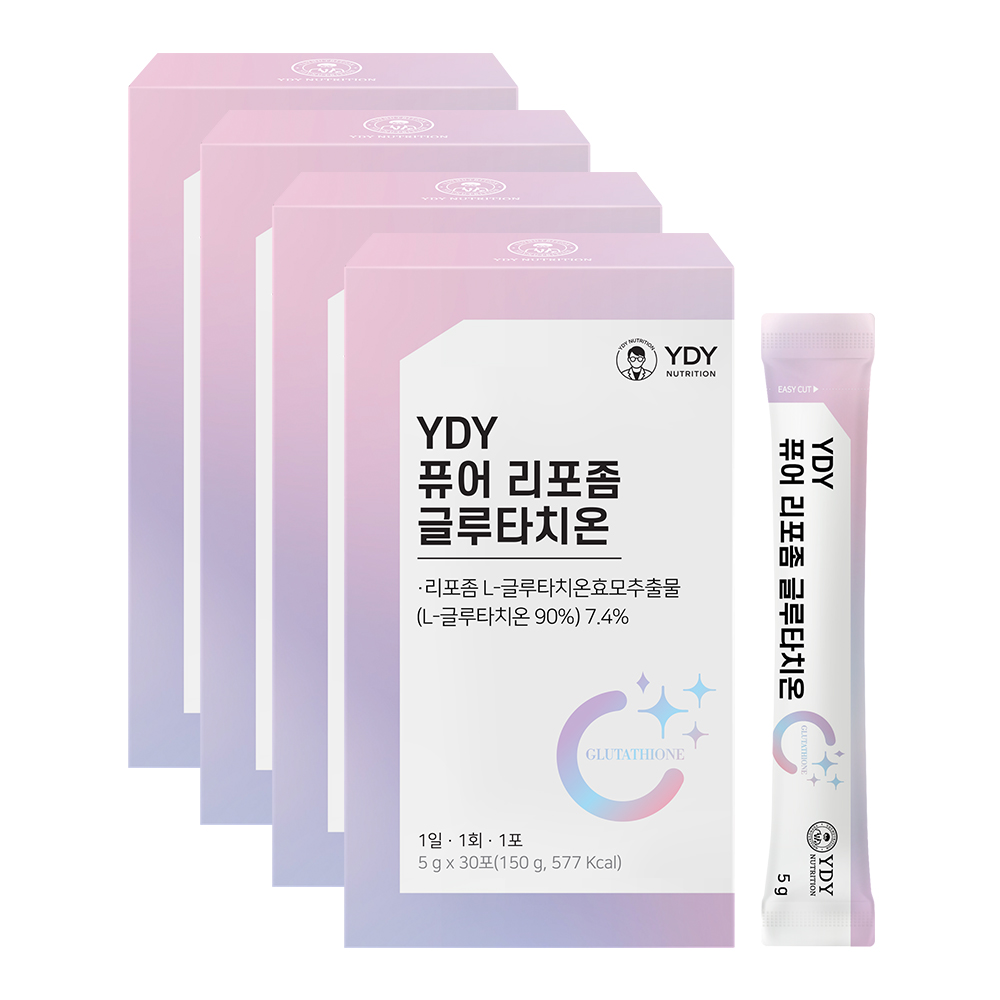 YDY 퓨어 리포좀 글루타치온 고약사 약들약, 4개, 30회분 121,900원