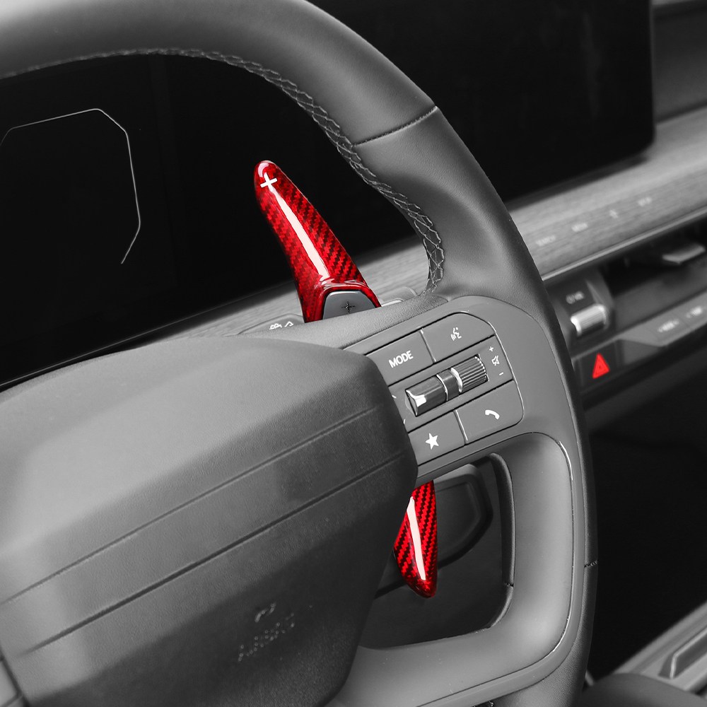 유투카 호환 K8 페이스리프트 튜닝 용품 리얼카본 패들쉬프트 연장킷 레드 블랙 몰딩 109,500원