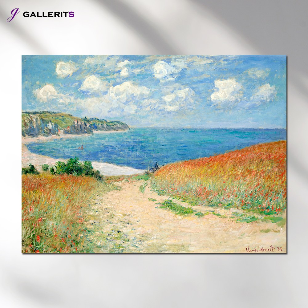 갤러리츠 모네 그림 푸르빌 밀밭 거실 명화 액자 집들이선물, 프레임색상 41,670원