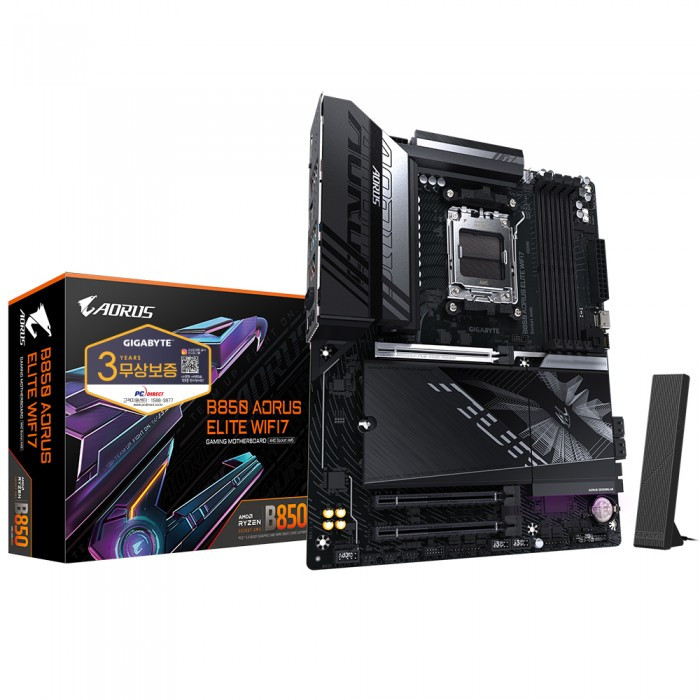 GIGABYTE B850 AORUS ELITE WIFI7 피씨디렉트, B850 306,000원