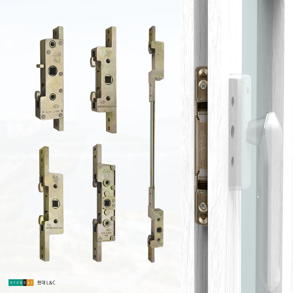 한화 현대 L&C 락킹기어 샷시손잡이 내부 잠금장치, 1개 14,200원