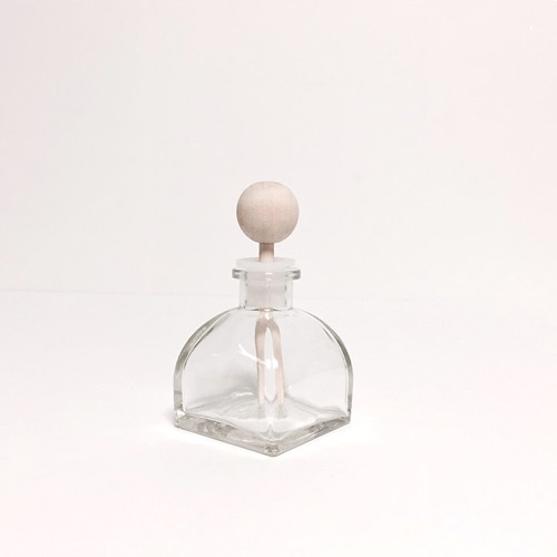 디퓨저용기 디퓨저유리용기 사각돔(소) - 50ml, 투명 [ 용기+유리볼마개 ], 1개 1,200원