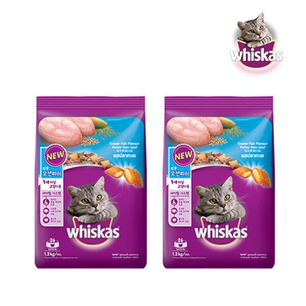 아트박스/위스카스 위스카스 고양이사료 포켓 오션피쉬 1.2KG 2팩, 눈물개선/눈건강, 1.2kg, 2개 19,900원