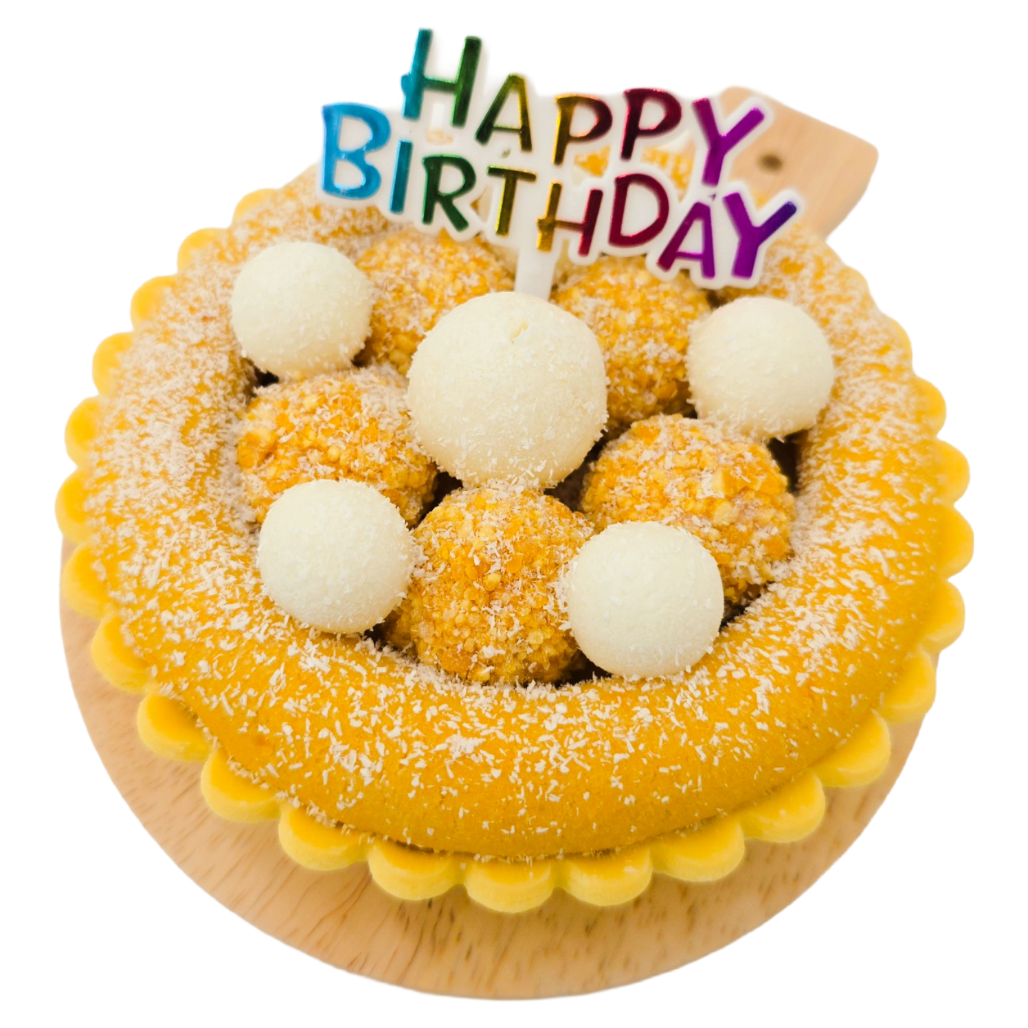 독특 수제간식 강아지케이크 치킨치즈볼 타르트 케이크 사이즈선택 대/소 (해피벌스데이픽포함), 대, 1개, 300g 17,900원