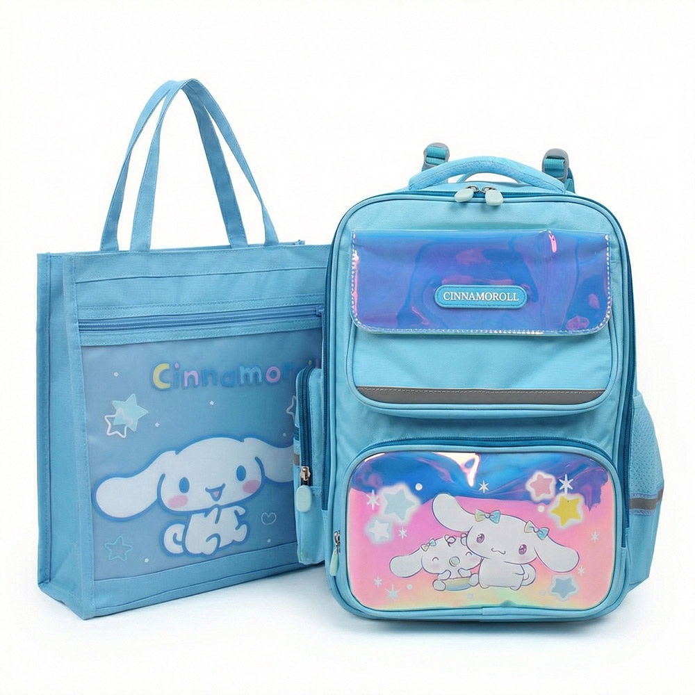 시나모롤 스타 스퀘어책가방 보조가방 세트 더블지퍼 척추보호 생활방수 52,800원