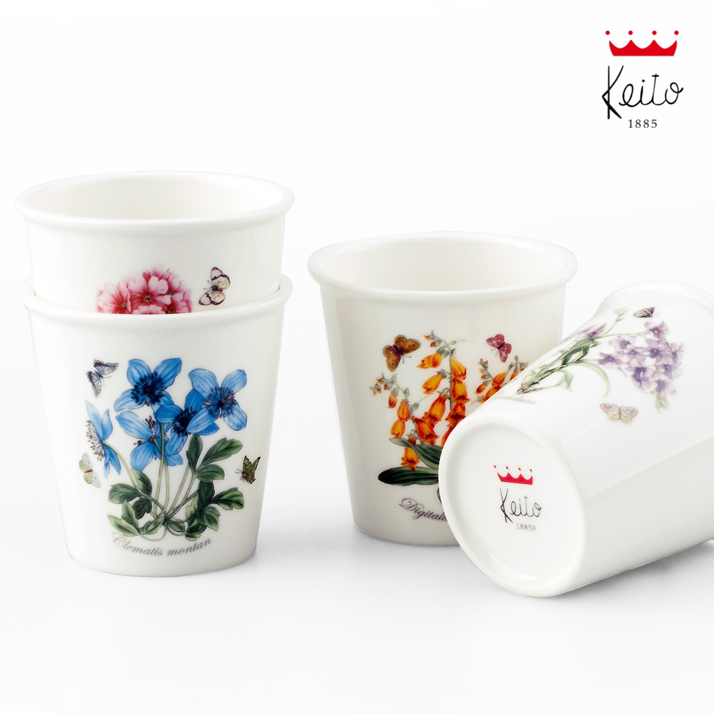 게이또 프렌치가든 도자기 물컵 세트(4p) 차 커피잔 쥬스컵 선물용 박스포장 17,600원