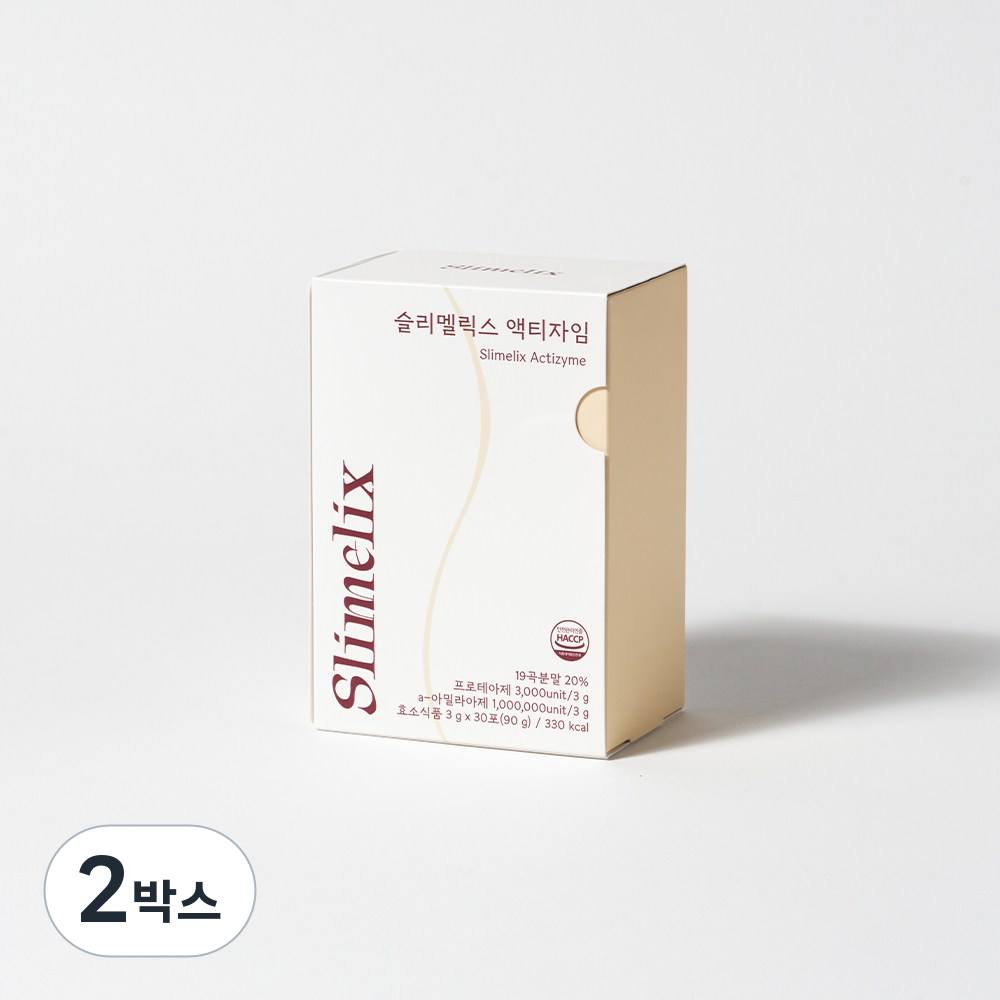 슬리멜릭스 액티자임 율무맛, 2박스, 30회분 74,700원