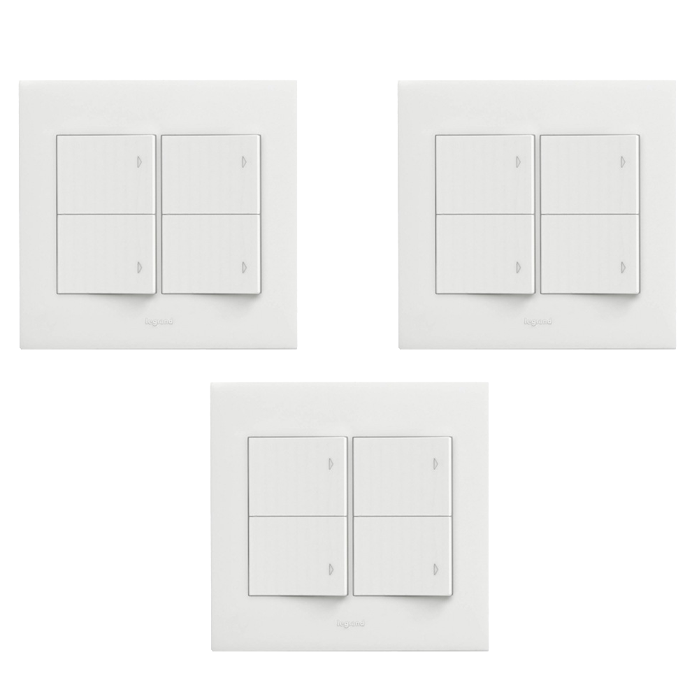 르그랑 아펠라 2개용 4구 스위치, 3개 25,200원