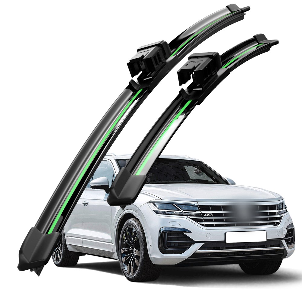 호환 폭스바겐 투아렉/더 뉴 투아렉(CR) 2018-2025 와이퍼 초발수 저소음 자국 없음 전면 와이퍼 블레이드 2종 세트, 투아렉/더 뉴 투아렉(CR) 2018-2025 28,600원