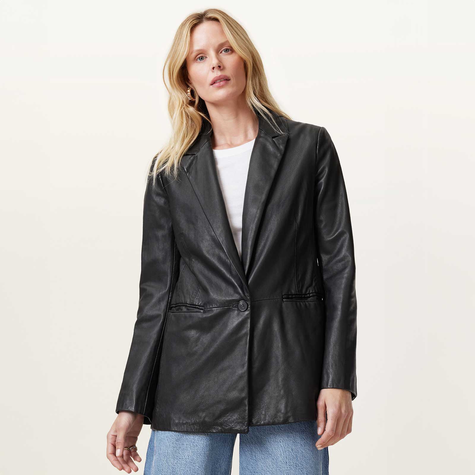 올세인츠 여성용 데리 레더 블레이저 798,000원
