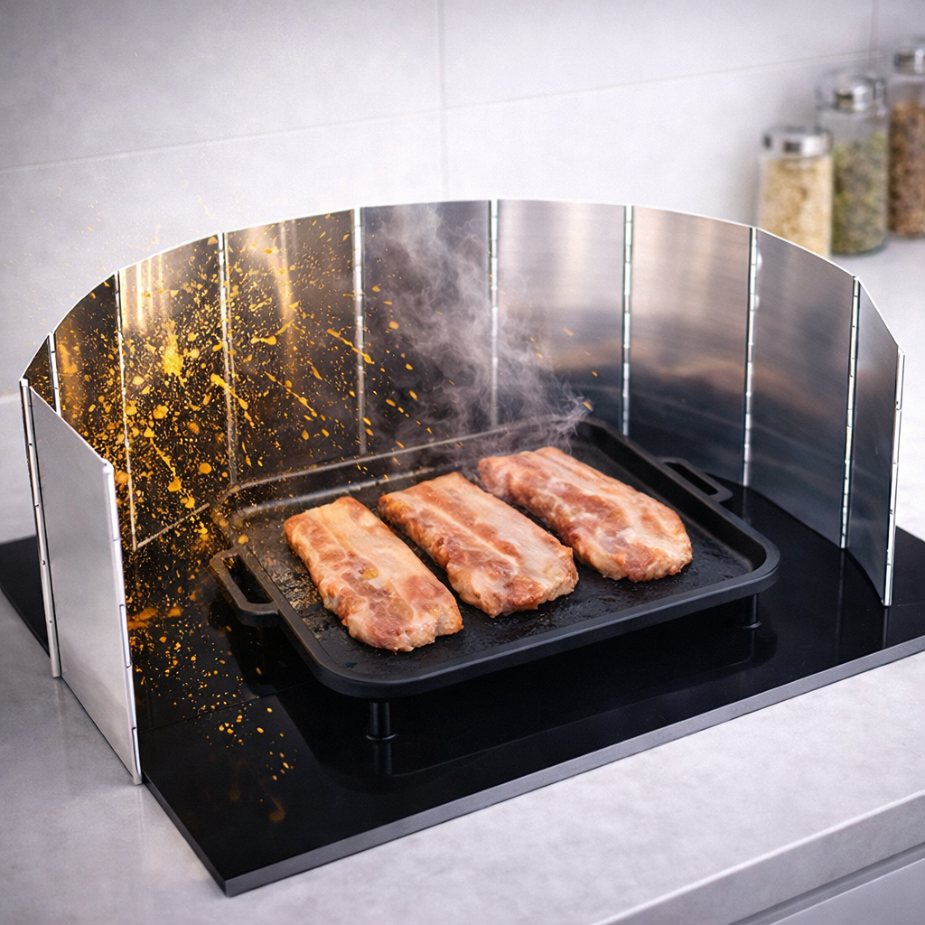 루메르 주방 기름튐 방지 10단 가림막, 1개, 실버 11,900원