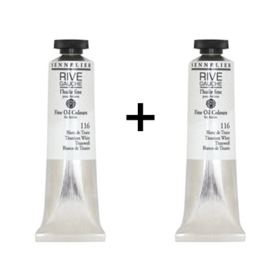 시넬리에 리브고쉬 유화물감 200+200ml 티타늄화이트 트윈팩(특별행사상품) 30,000원