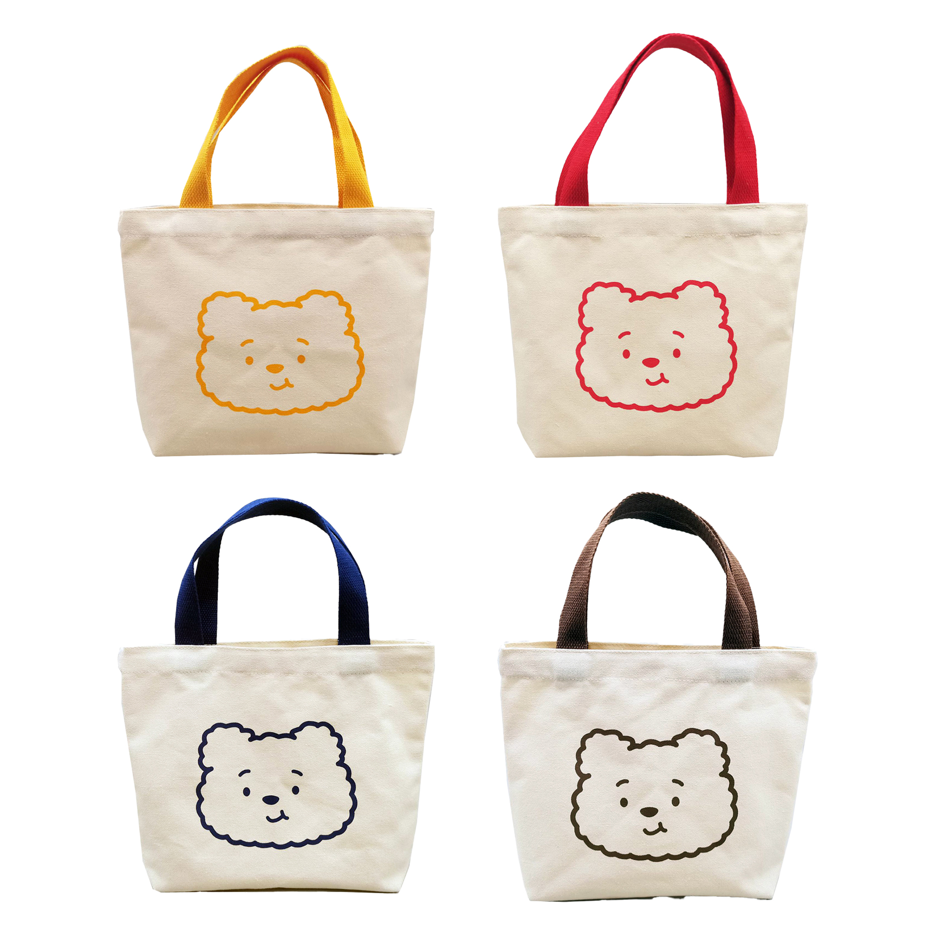 뷰레이터닷컴 프리제 미니 캔버스 데일리 손가방 4종 세트 11,050원