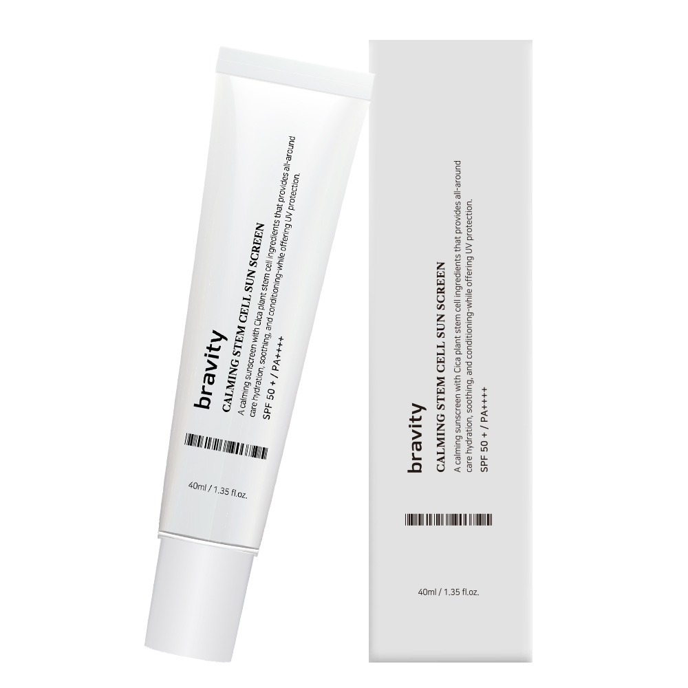 브래비티 카밍 스템셀 선스크린(혼합자차 썬크림), 1개, 40ml 28,000원
