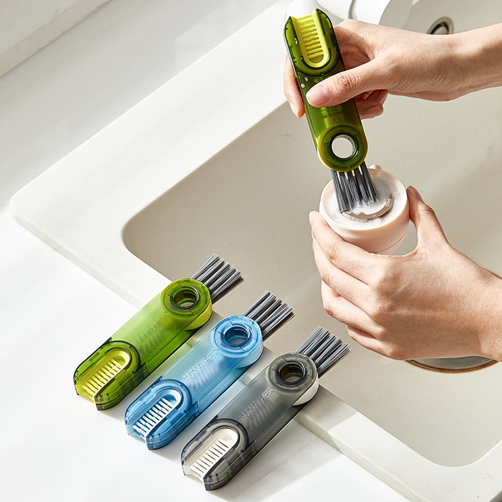 리브온 틈새 청소 브러쉬 3종 텀블러 뚜껑 빨대 세척솔 물병 클리너, 3개 3,000원