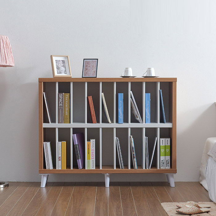 퍼스웰 1200-2단 다용도 칸칸 책장(YB_078), 화이트 119,000원