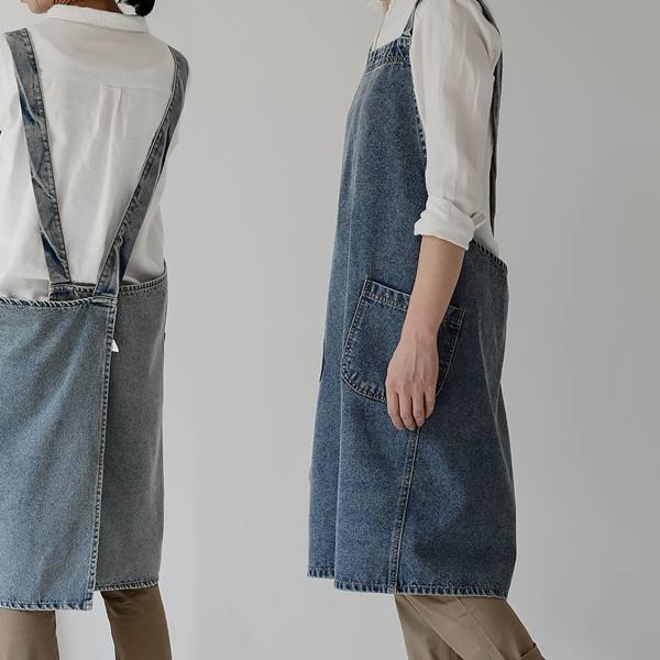 ms 데님 루즈 바리스타 끈 앞치마 카페 공방 꽃집 12,190원