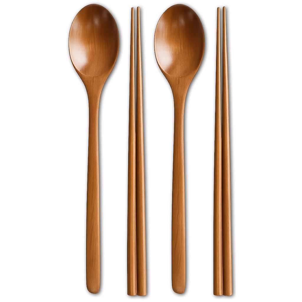 스마트에어 나무 옻칠 수저 13,900원