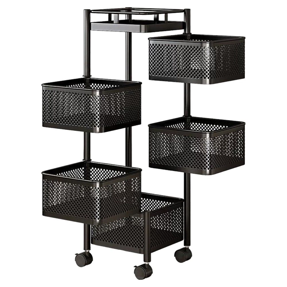 라라공방 이동식 트롤리 회전 다층 수납함 31,960원