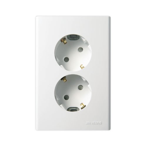 진흥 FS시리즈 매입 2구 콘센트, 10개 19,500원