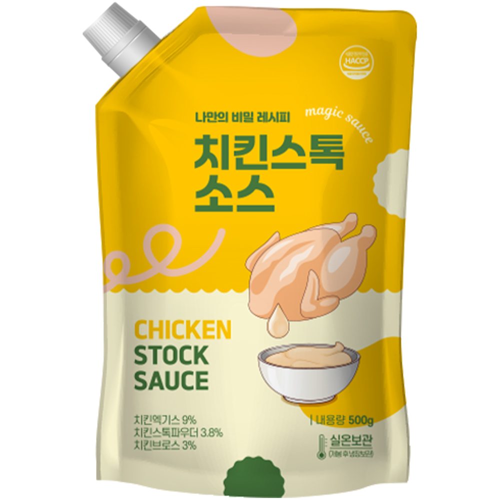 아이엠소스 치킨스톡 소스 액상 대용량, 1개, 500g 9,800원