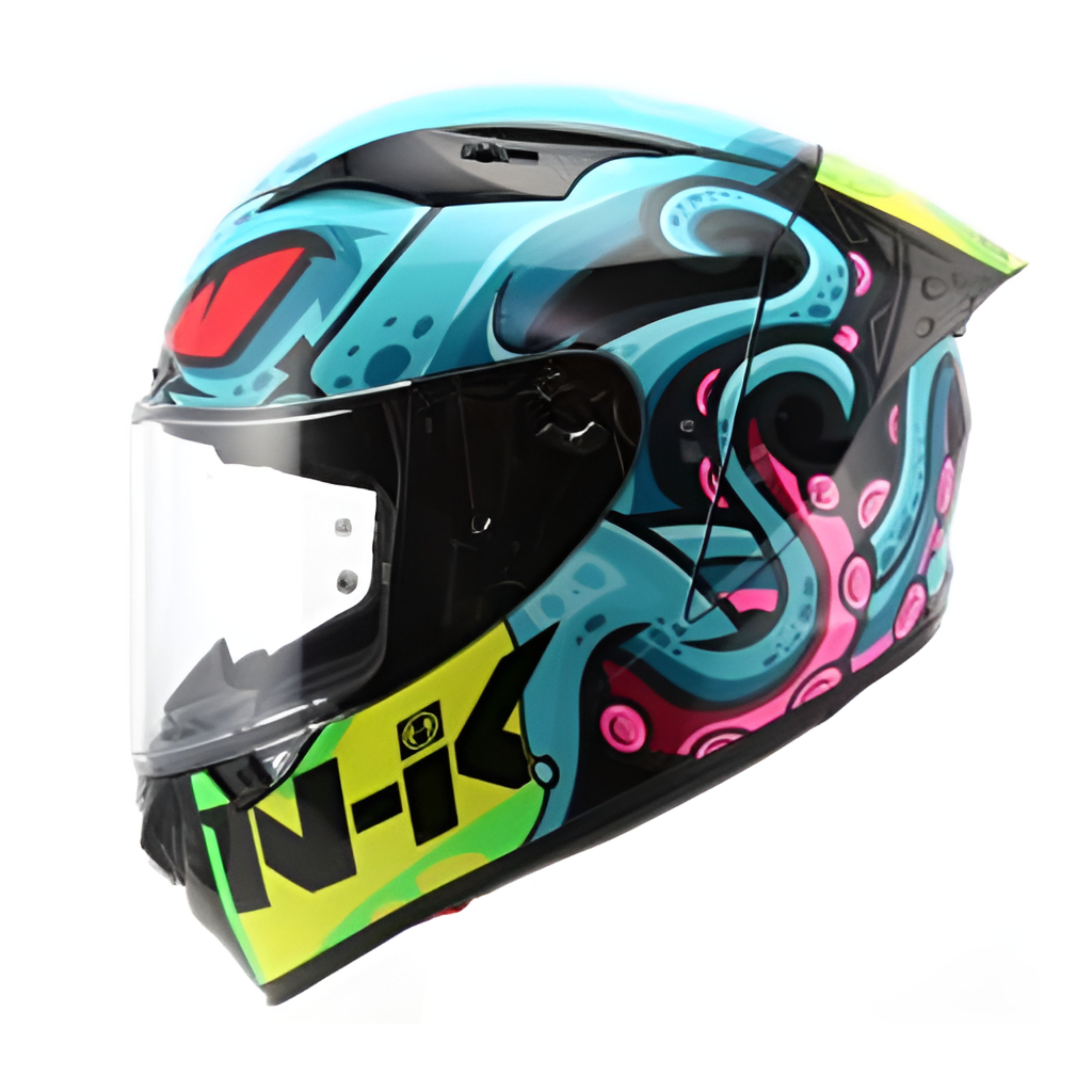 NHK GP R TECH STREET 옥토퍼스 그래픽 풀페이스 바이크 오토바이 헬멧, 옥토퍼스 180,000원