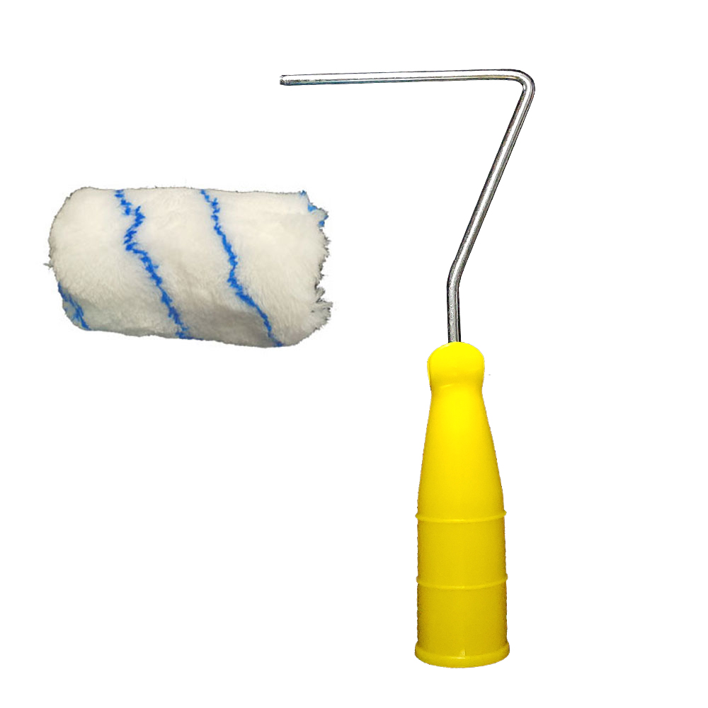 페인트마트 참브러쉬 교체형 리필형 차밍 줄무늬 굵은 페인트 로라털 100mm 1개 + 짧은 핸들 1개 3,700원