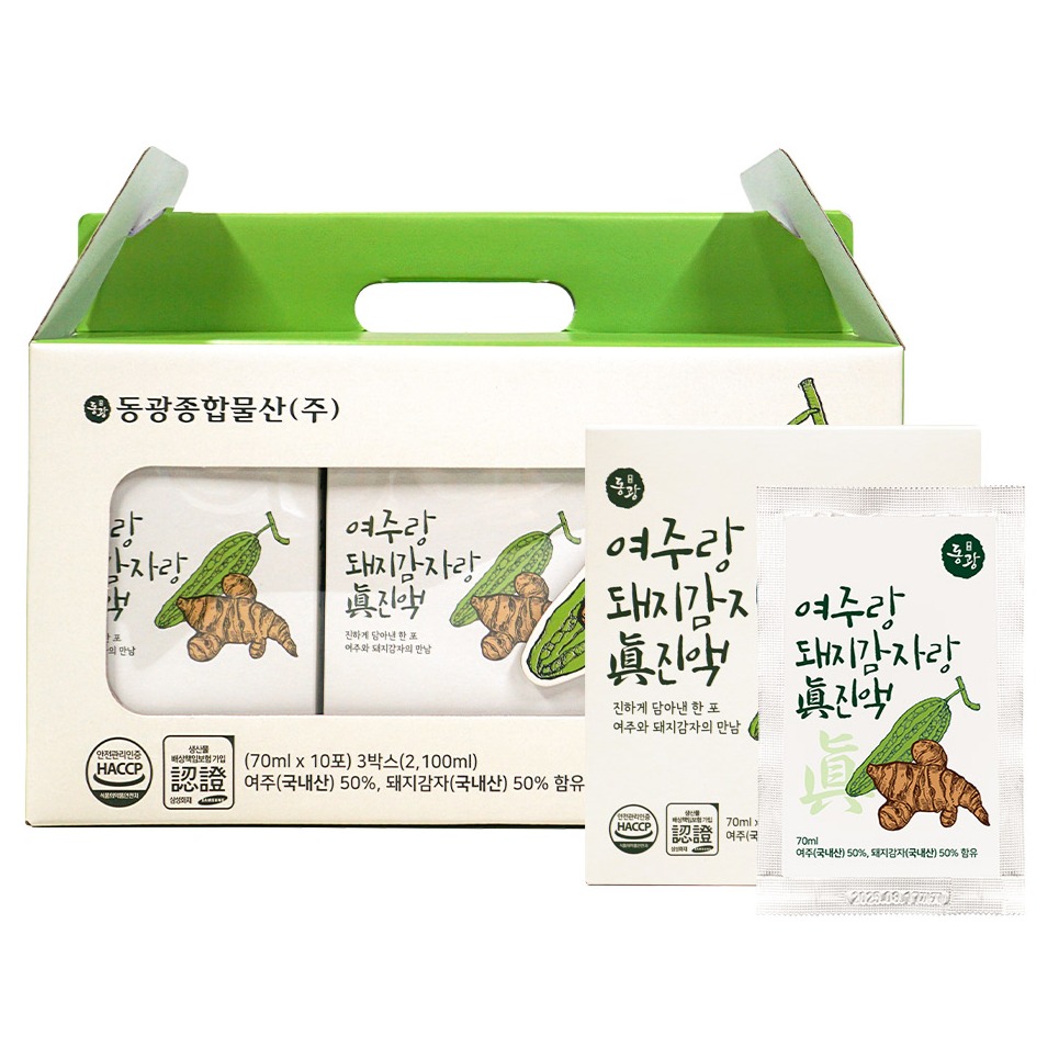 동광한방몰 여주랑 돼지감자랑 진액 30p, 1개, 2.1L 48,600원