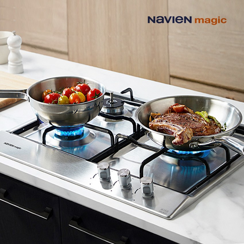나비엔매직 GRB3303/3203 빌트인 매립형 3구 스텐 가스레인지 (타공560X480) 209,000원