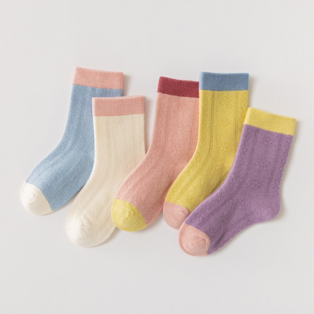 블루콩 컬러풀 플라워 양말 여아 주니어 키즈 초등학생 생일답례품 12,900원