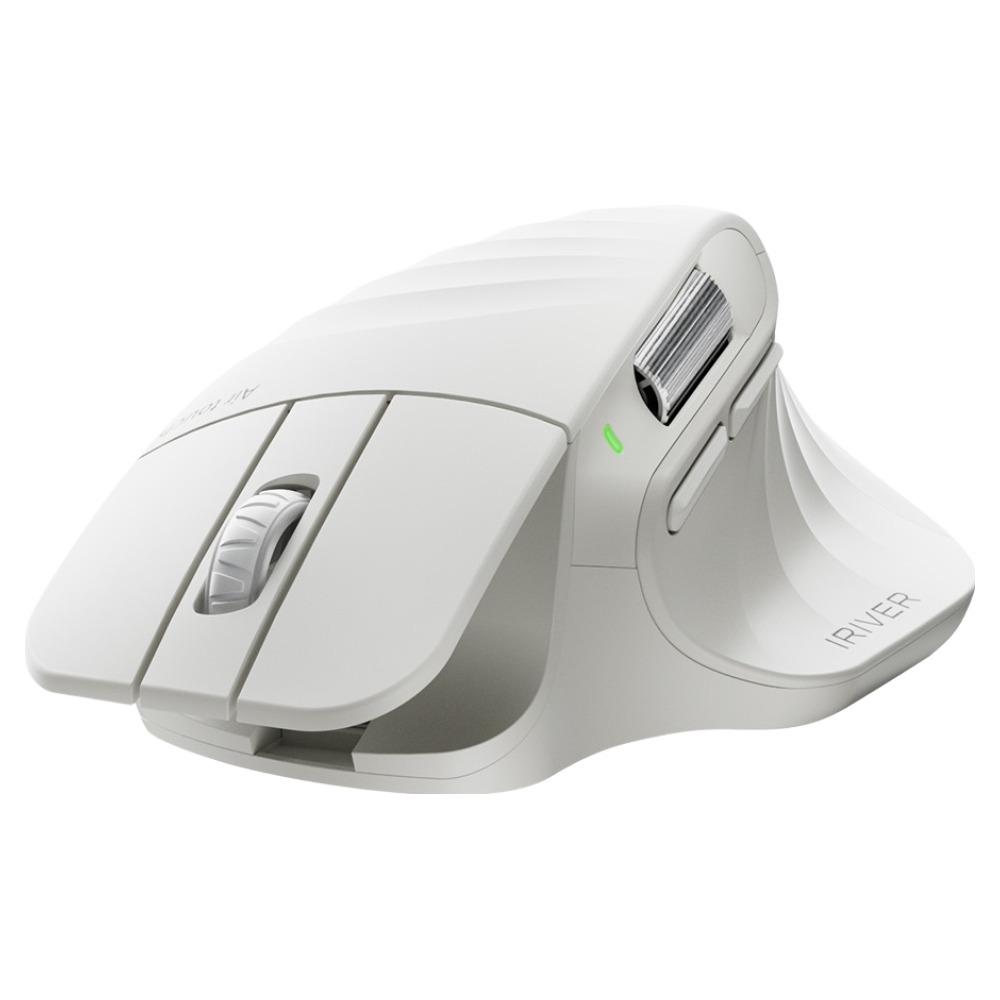 아이리버 Air Lift 50 충전식 멀티페어링 세미 버티컬 블루투스 무소음 무선 마우스, 단일상품, 화이트 49,000원