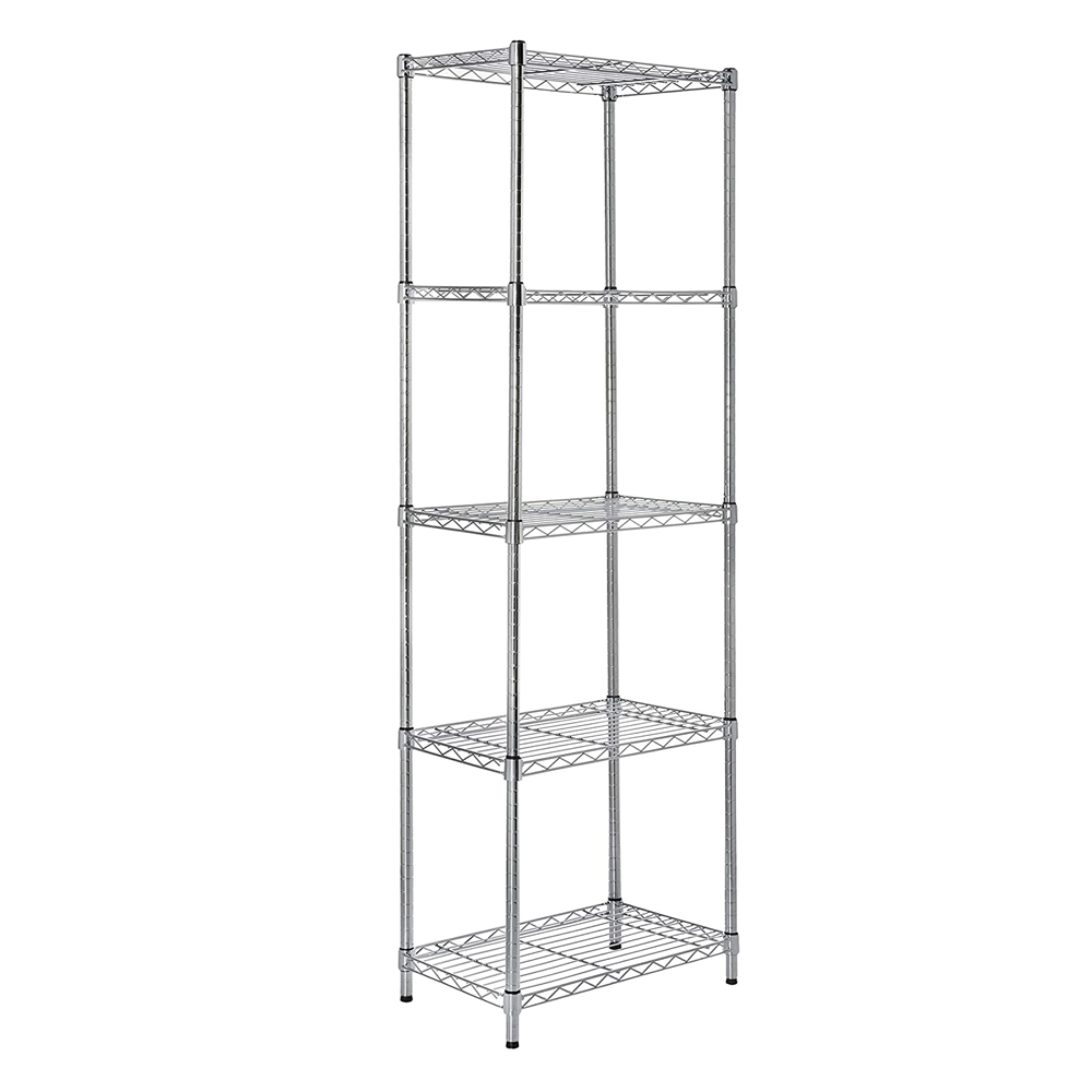 정리중독 메탈랙 스탠드 선반 350x350x1200 mm + 이동식 바퀴 세트 44,000원