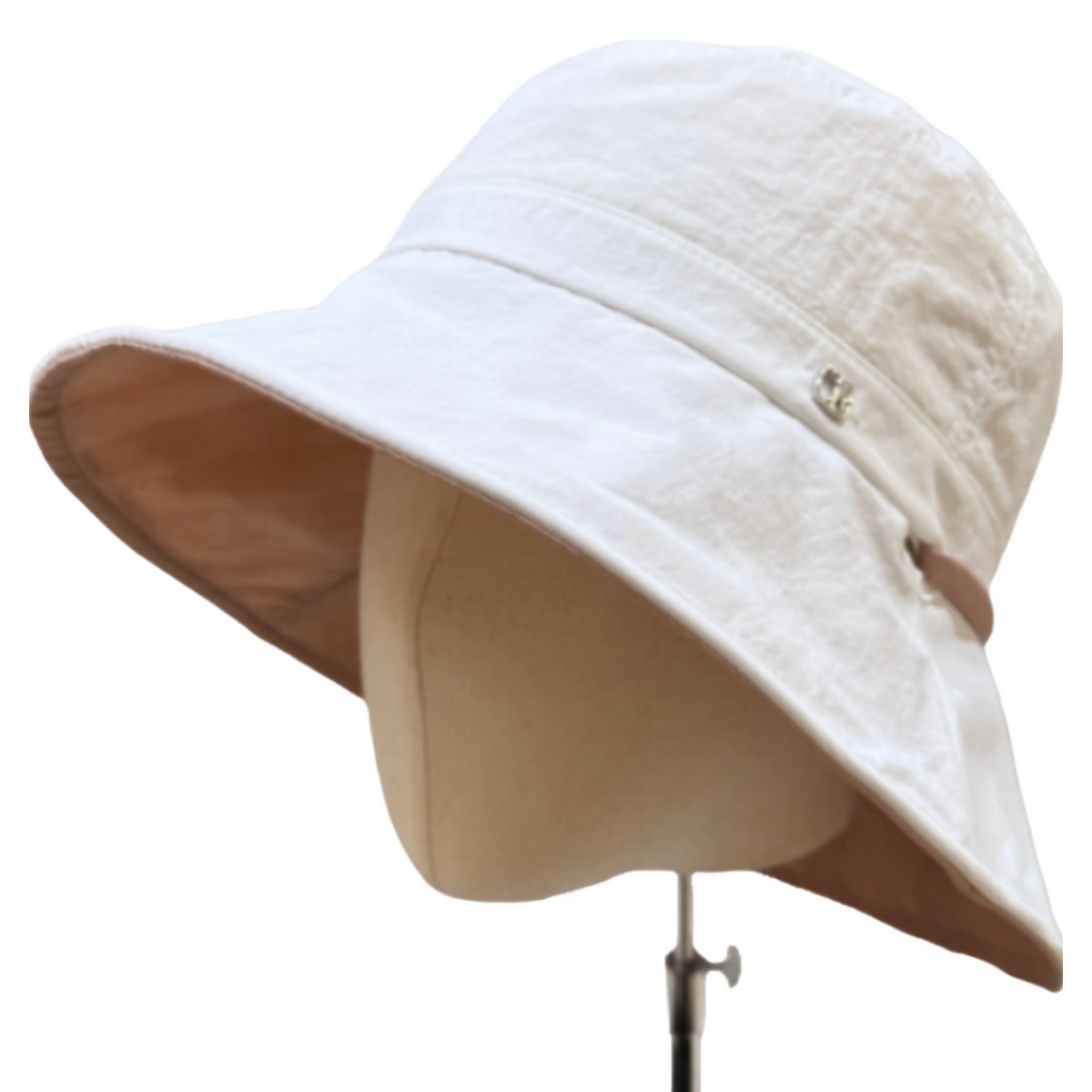 드에르 배색포인트 와이드챙 턱끈 버킷햇 벙거지 봄 여름 모자 2color 33,600원