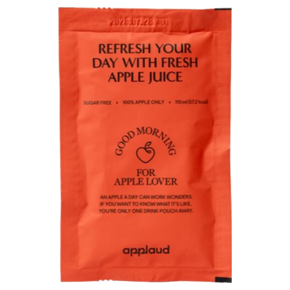 어플러드 국내산 원물 100% 무설탕 사과즙, 60개, 110ml 48,000원