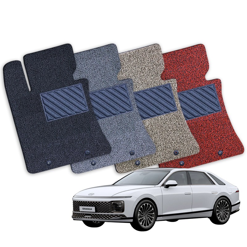 그랜져 전차종 확장형 코일매트 카매트 풀세트 CK, 레드 테두리마감, 그랜저TG(05년5월-10년12월), 현대 59,900원