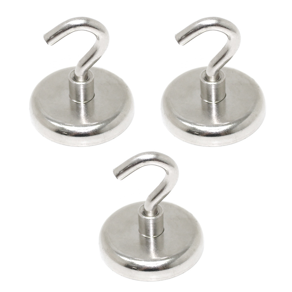 티온스 초강력 네오디움 고리형 자석 후크 3p 세트, 실버 13,200원