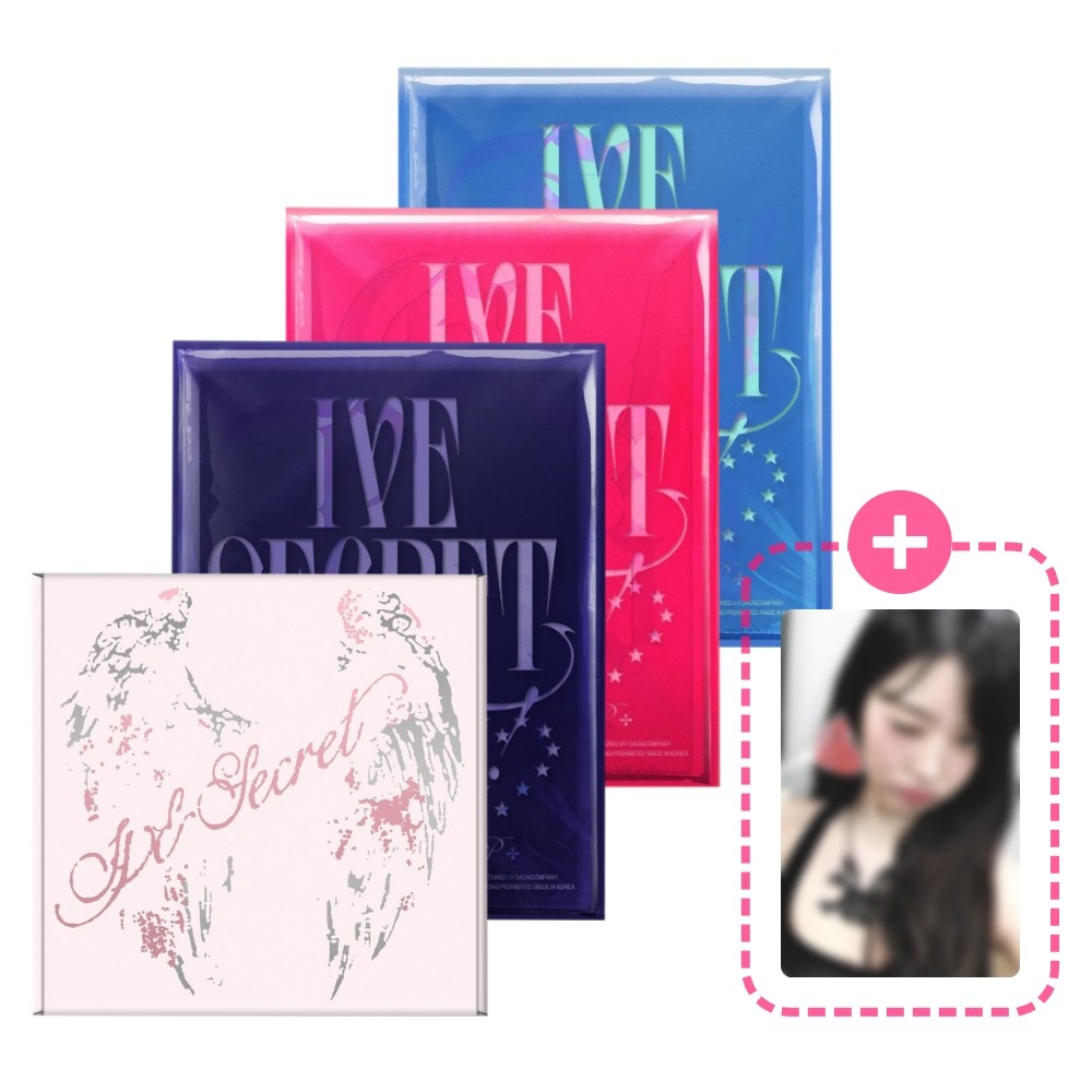 (4종세트+공식특전 정품미공포1장) 아이브 앨범 미니4집 IVE SECRET 시크릿 XOXZ 엑스오엑스지 Photobook ver 공식포카 찐포 포토카드 37,900원