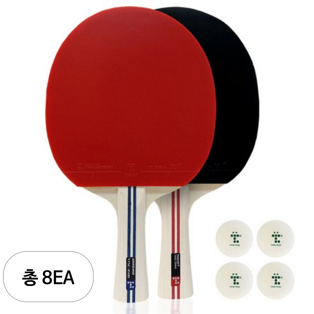 티마운트 스매싱 쉐이크핸드 탁구 라켓 세트 TTSC-3500 432,600원