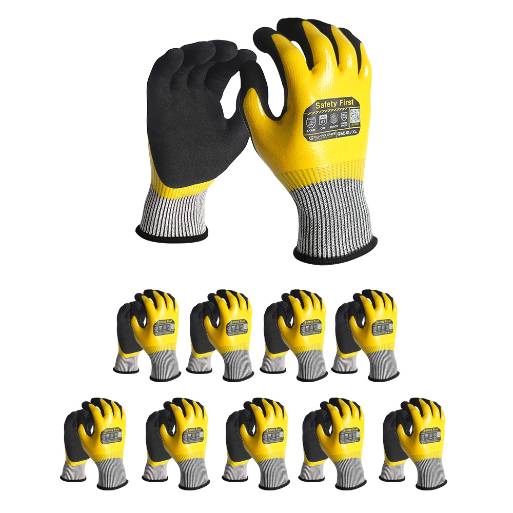 [가드원] 워터컷 A7 베임방지 남여공용 방수 코팅장갑 10켤레, GSC-01_XL, 10세트 94,700원