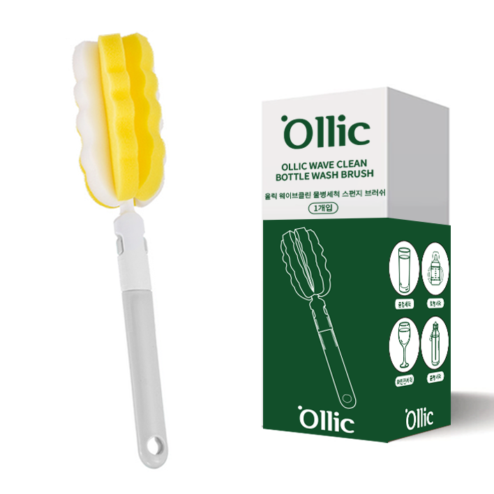 올릭 웨이브클린 물병세척 스펀지 브러쉬 1,980원
